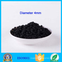 China supply 4mm pelletized activated carbon for kitchen exhaust system